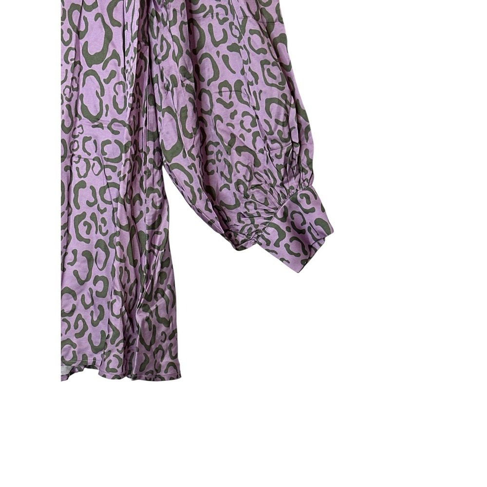 For Love&Lemons Mini Dress Women's Medium Balloon Long‎ Sleeve Empire Waist  New - Picture 11 of 11